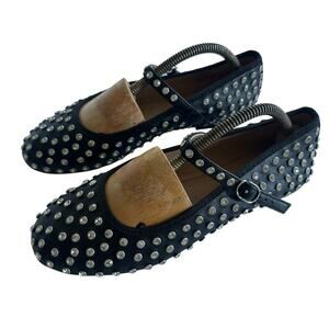 Steve Madden Vinetta Rhinestones Stud Black
Mary Jane Ballet Flats 7 M